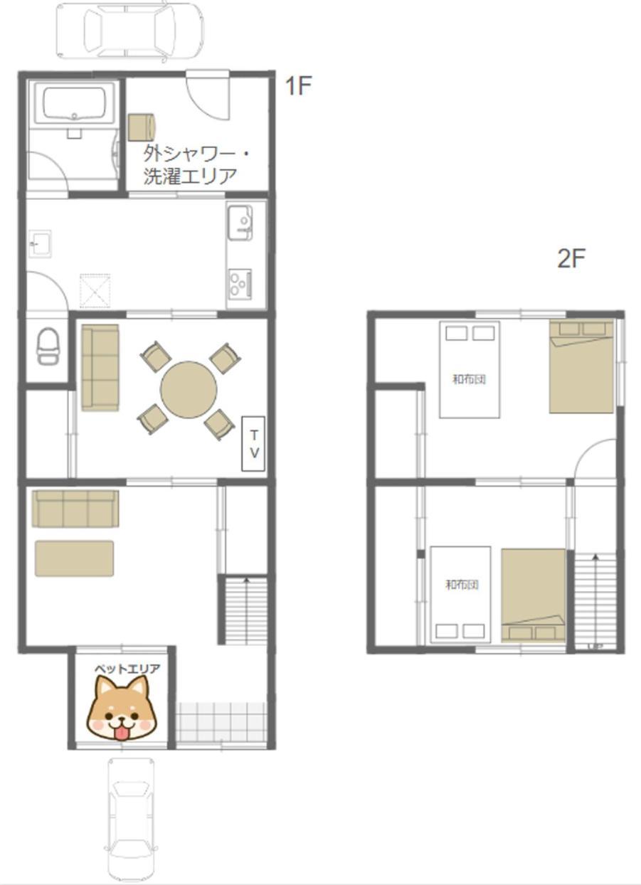 Villa 川久乃風 Kawakyuu No Kaze Shirahama Exterior foto